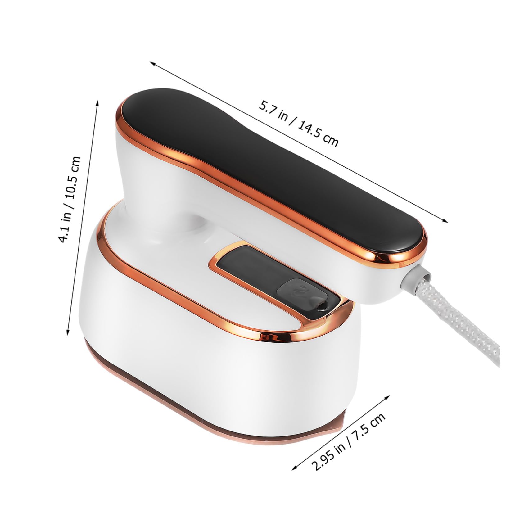 Cabilock Handheld Garment Steamer Portable Travel Clothing Steamer with Water Tank for Efficient Wrinkle Removal for Home and Travel Use Compact Design with Folding Handle