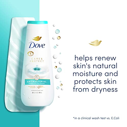 Dove 0405455 Body Wash Care & Protect Antibacterial 4 Count thumb #2