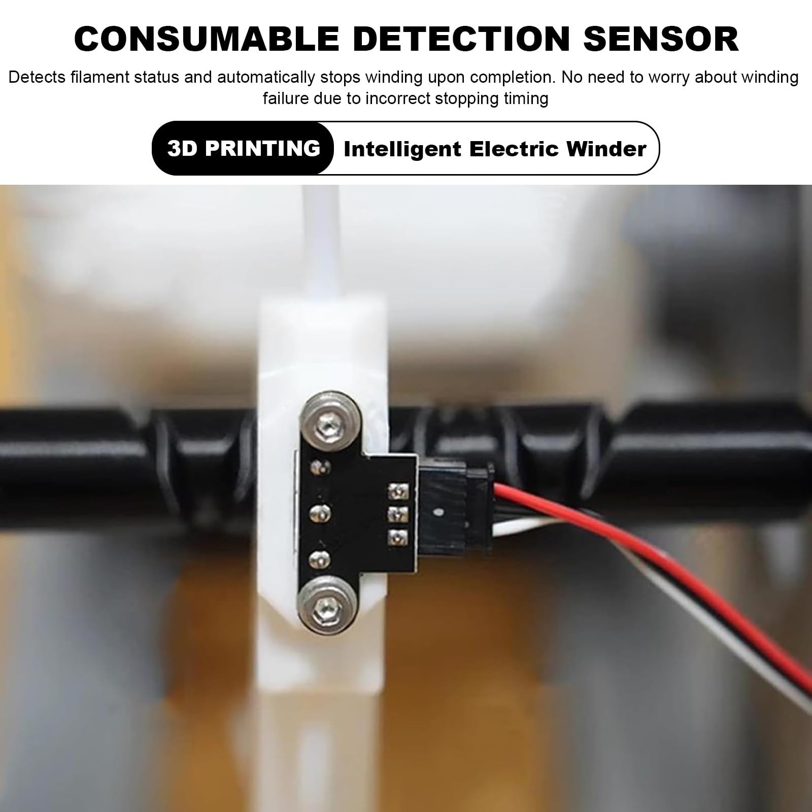 Rebobinador eléctrico de bobina con velocidad y dirección personalizables, capacidad de 1 kg para envolver cables sin enredos en aplicaciones de impresión 3D y soldadura