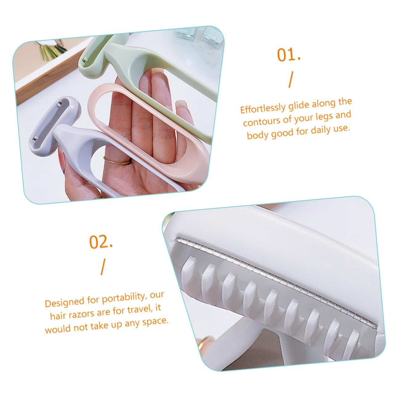 Angoily 8 Pcs Rasoirs Pour Aisselles Rasoir Électrique Jetable Pour Le Corps Rasoirs Pour Femmes Pour Le Rasage Épilateurs Pour Le Visage Aisselles Lame De Tondeuse Manuel Miss Rasoir De