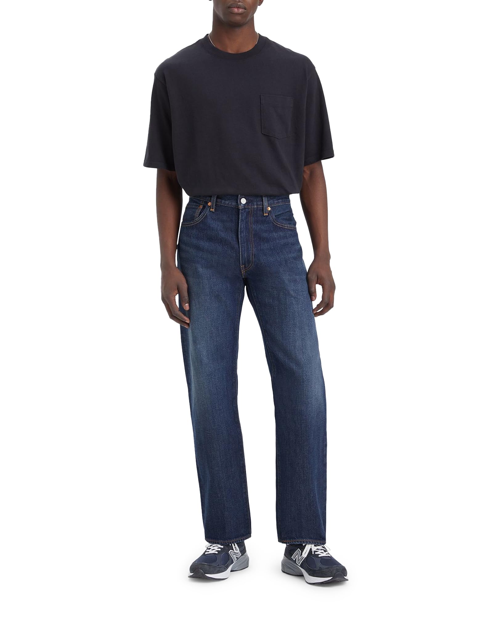 Levi's Men's Up The Score - Blue 555 Relaxed Straight Jeans Up The Score Blue 31 32