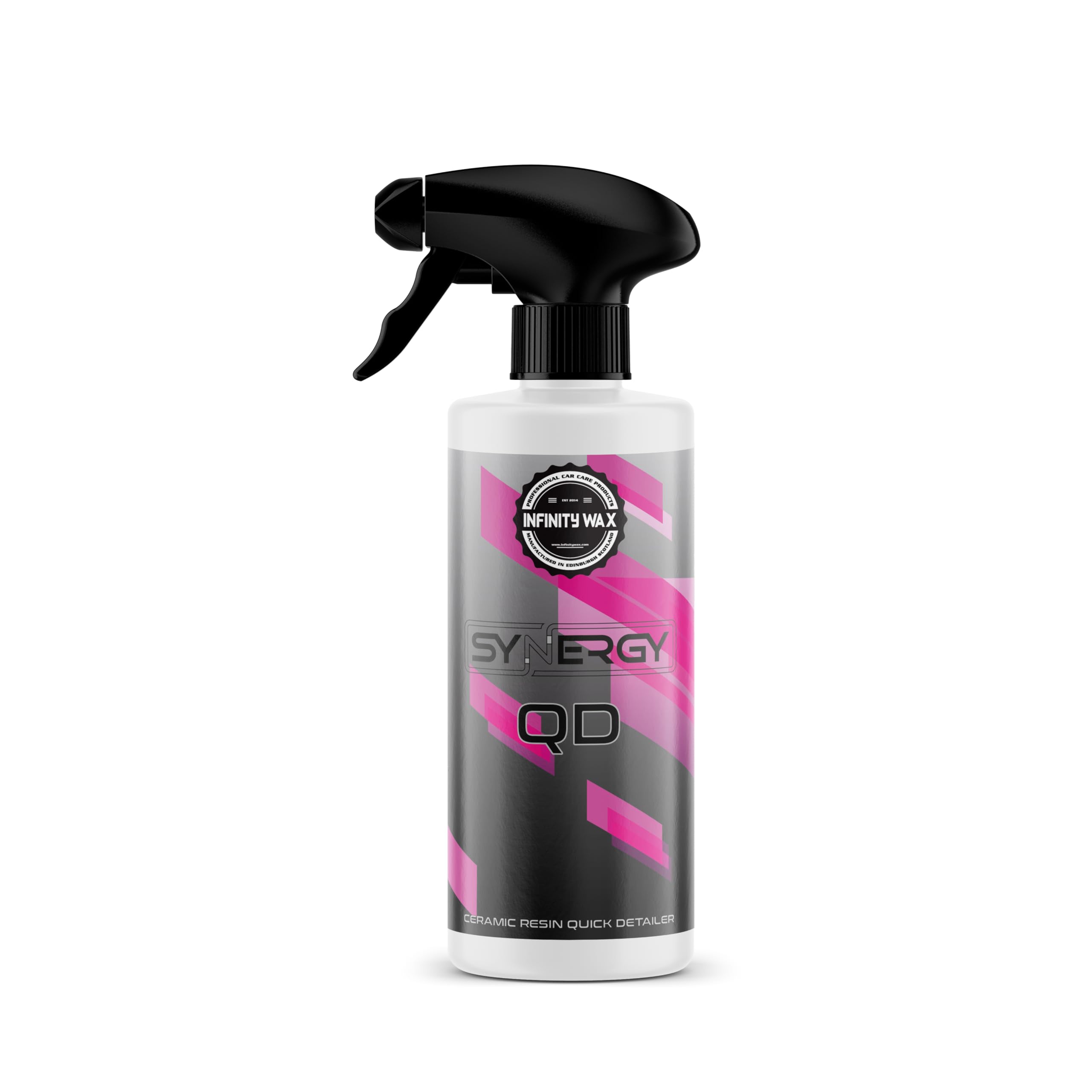 Infinity Wax Synergy QD 500ml, Solvent-Based Ceramic Quick Detailer for Coated Cars – Boosts Hydrophobics, Gloss & Slickness