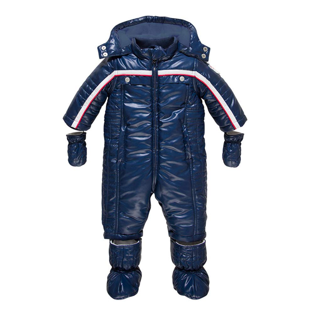 CHICCO Smart Line First Academy Thermore - Mono de nieve térmico (talla 62, con acolchado térmico, 6-9 meses), azul, 51