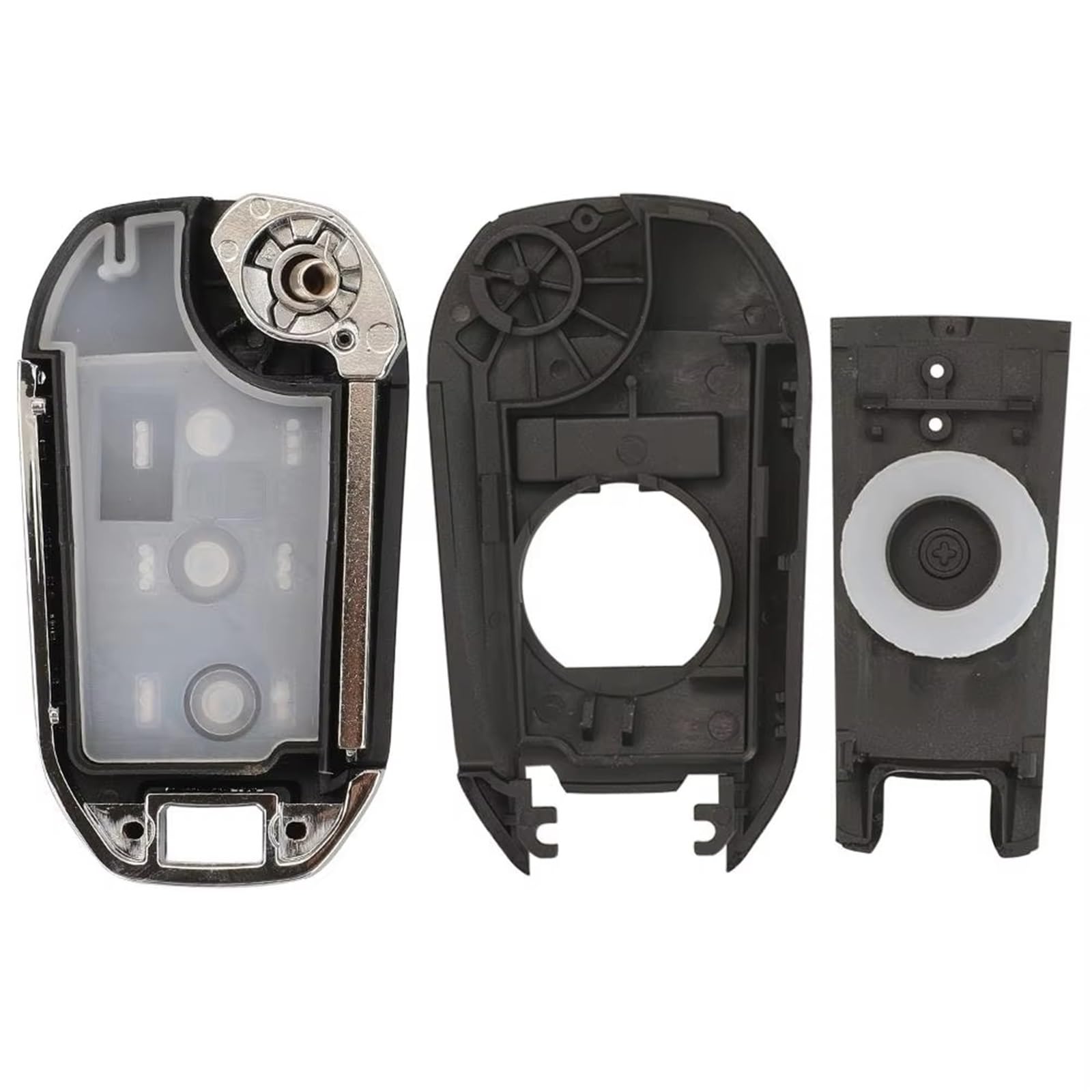 Carcasa Llave Coche Compatible Con Citroen Para C3 2009 2010 2011 2012 2013 2014 2015 2016 2017 2018 2019 C4 2004-2018 Carcasa Para Llave Remota De 2 Y 3 Botones HU83 VA2