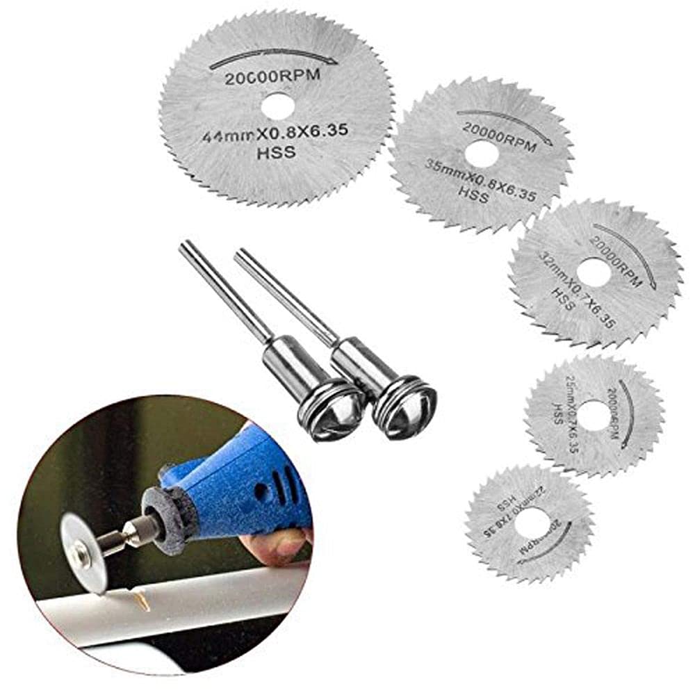 Diy Crafts 10309 7234 Circular Saw Blades Set for Wood Aluminum Cutting, Multicolor, 5 Piece 2