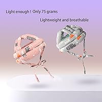 Vista 4 de Lindo casco de seguridad para bebé, protección para la cabeza del niño, ajustable, sombrero de parachoques para la cabeza, casco de parachoques