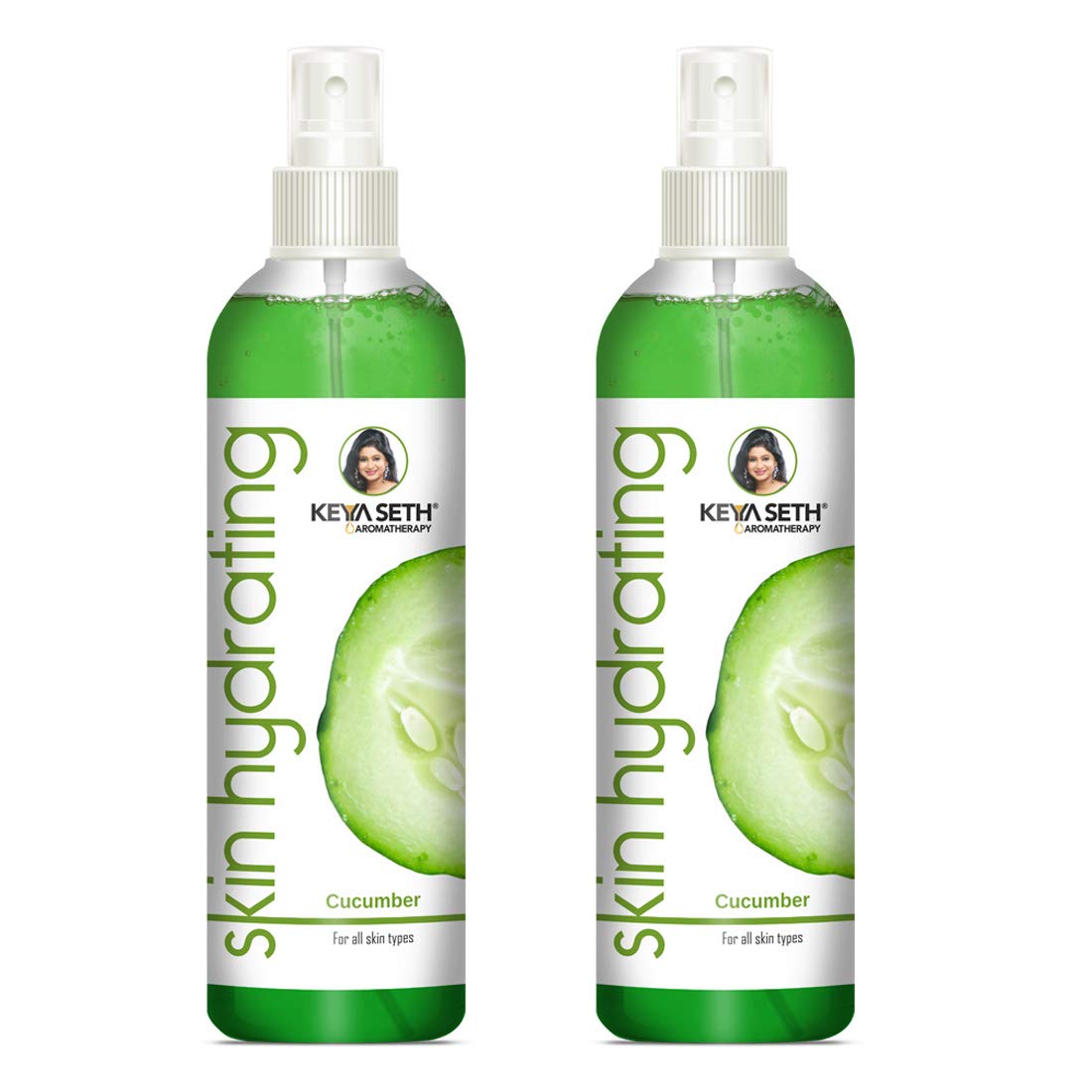 Keya Seth Aromatherapy Skin Hydrating Cucumber Toner-Anti Pigmentation, Soothes, Sunburn Treats Open Pores, Control Excess Oil with Cucumber Extract for Sensitive Skin (Pack Of 2)
