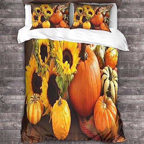 Parure de lit pumpkin 3D imprimé pour chambre d'adolescent moderne