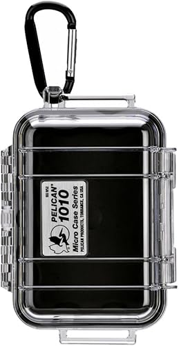 Miniatura 9 de Pelican 1010-025-100 Caja pequeña con tapa transparente y mosquetón.