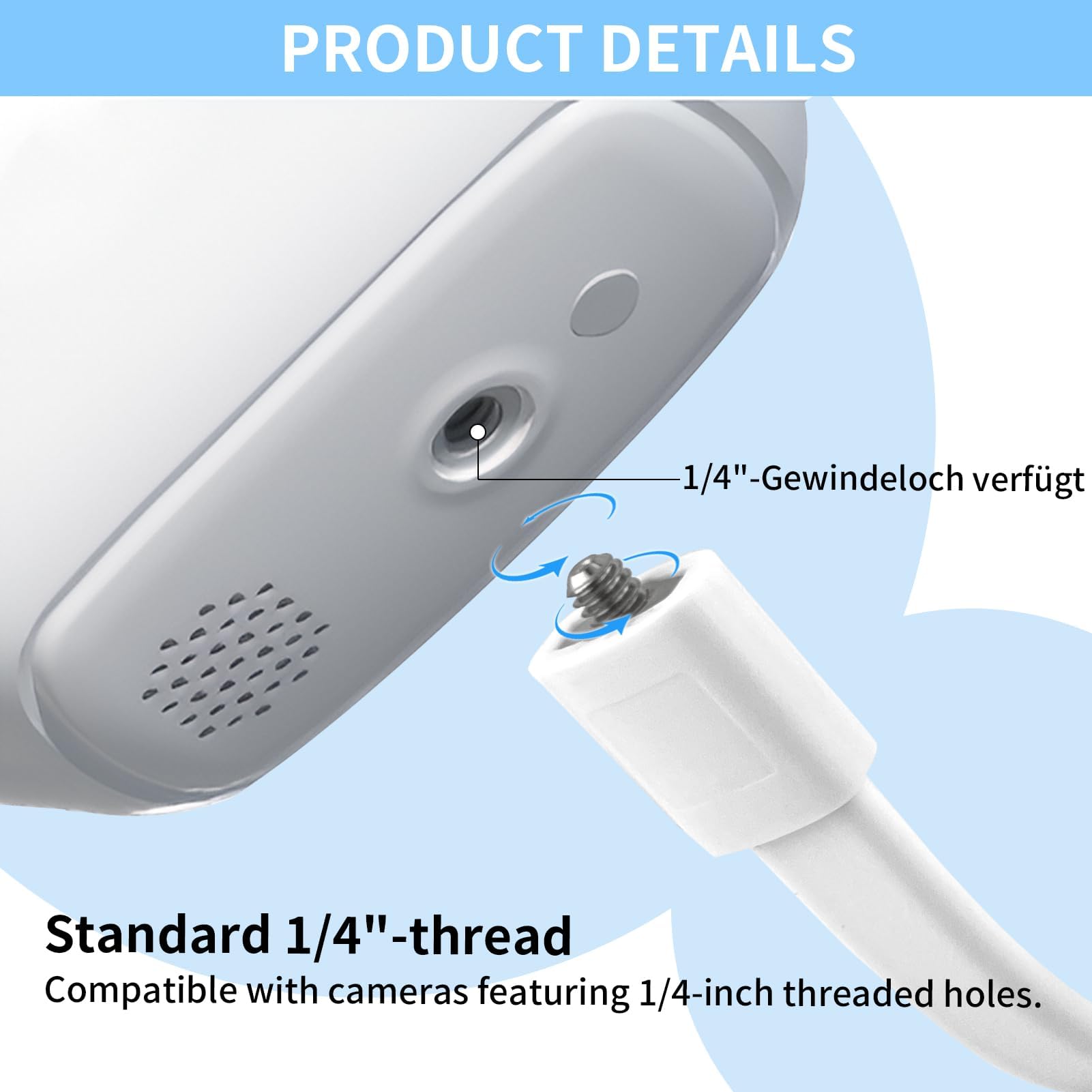 Universal Babyphone Halterung Mit Schwanenhals – Verstellbar, Werkzeuglos, Für Kinderbett, Regal Oder Tisch