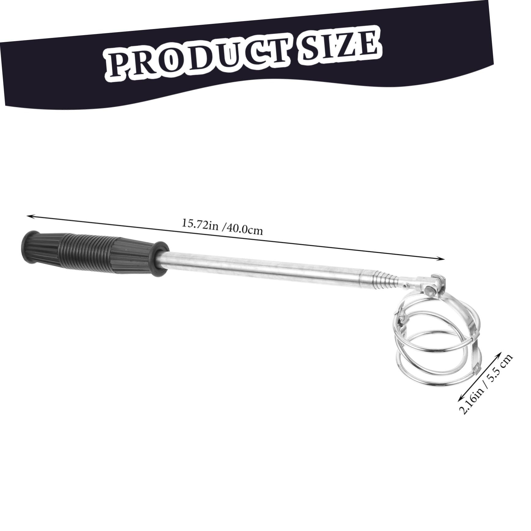 KONTONTY Tool Anti-Skid Grip Telescopic Stainless Steel Professional Grabber for Golf
