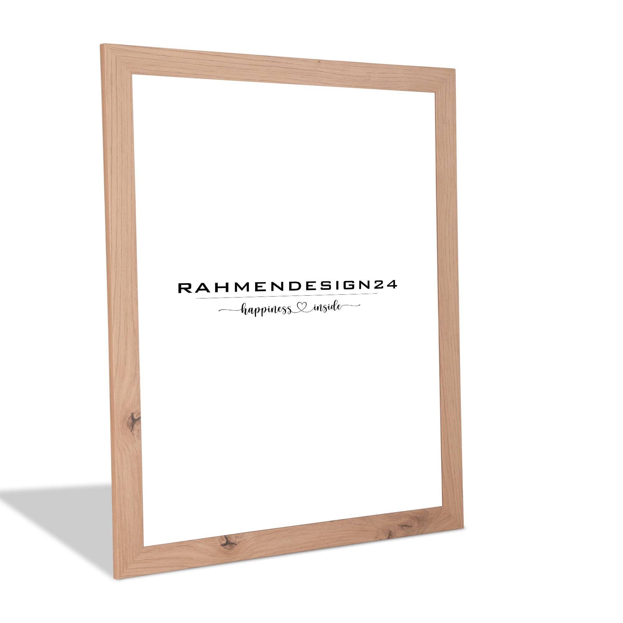 Bilderrahmen Puzzlerahmen | Eiche Natur 50x70cm (PUZZLEFORMAT) | Acrylglas ANTIREFLEX/ENTSPIEGELT | Galerierahmen Wechselrahmen Deko Wandrahmen Tischrahmen