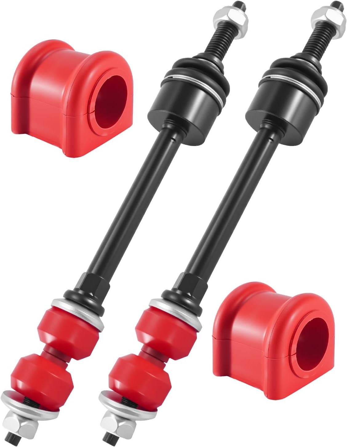 Sway Bar Link with Bushing Fit for Dodge Ram 1500 4WD 2006-2018 Ram 1500 Classic 2019-2024, Sway Bar End Link Replace K80894 5170290AD 5170290AB, Front Suspension Stabilizer Bar Links