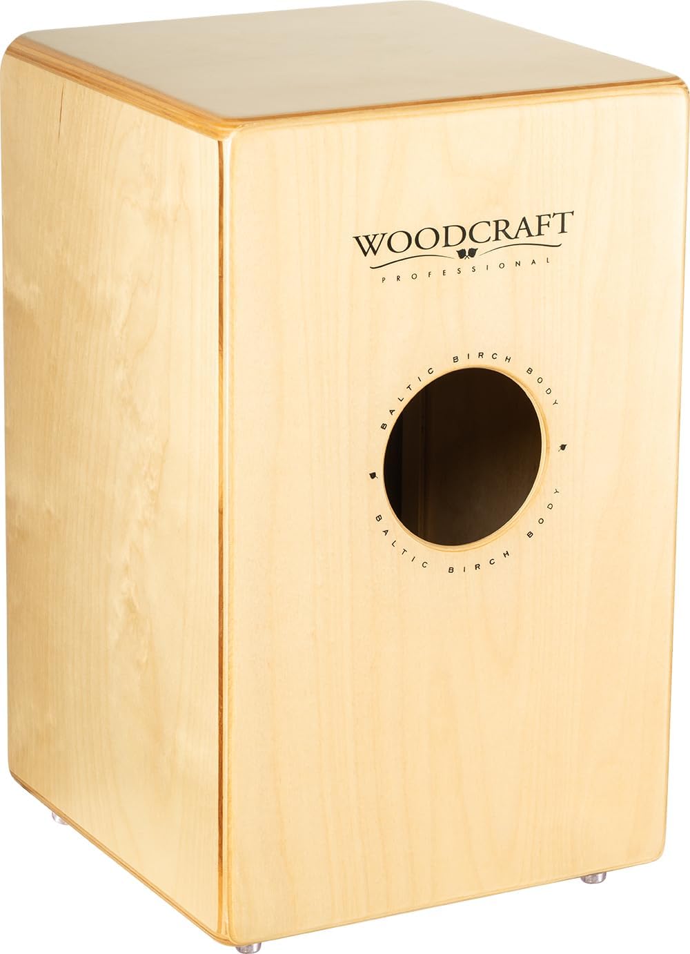 Meinl Cajon Box Drum with Internal Strings for Snare Effect - NOT MADE IN CHINA - Mahogany Frontplate / Baltic Birch Body, Woodcraft Professional, 2-YEAR WARRANTY(WCP100MH)