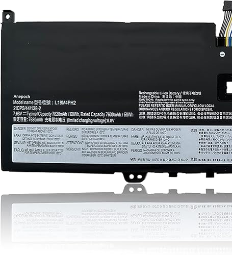 Miniatura 4 de Batería de repuesto para laptop L19M4PH2 para Lenovo Ideapad Yoga 9-14ITL5 82BG Yoga 9i (14 pulgadas) 2 en 1 C950 Series Laptop 5B10Z33895