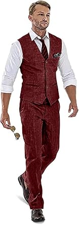 High-End Suits Wedding Suits 2 Pieces Slim Fit Vest Pant Groomsmen Tuxedos Summer Casual Linen Men Suit for Men