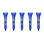 Zivisk Wooden Golf Tees 1-1/2 inch 100 Count, 1.5 Short Golf Wood Bamboo Tees(Blue,38mm)