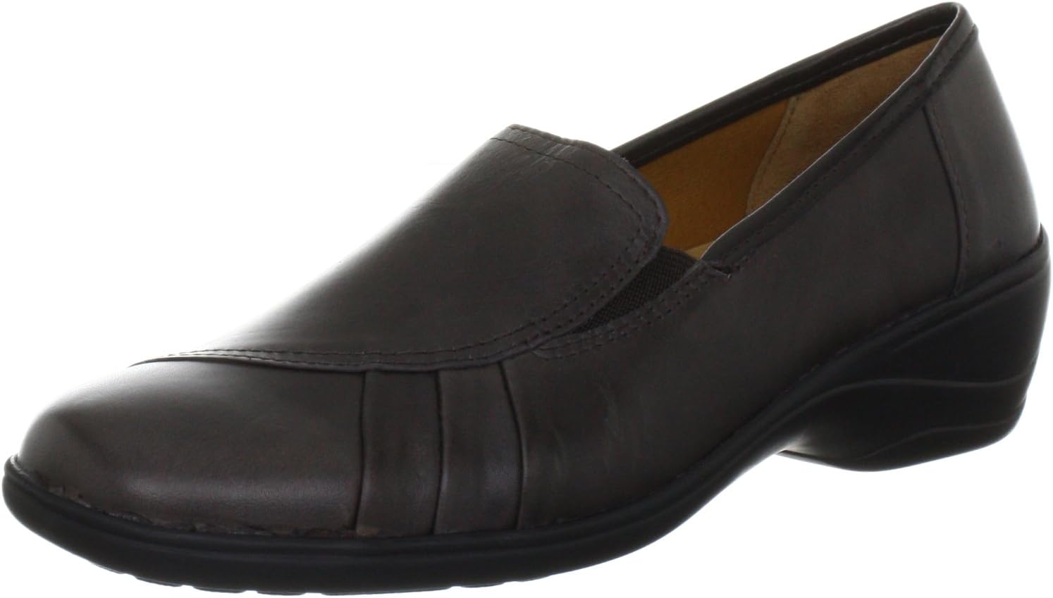 Women's Balleras Gray Leder Uniform Dress Shoes 40