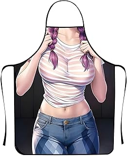 Funny 3D Cooking Apron - Waterproof, Sexy Man or Woman Bikini Apron