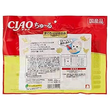 CIAO まぐろ・とりささみおやつ 40個入り×3個　海鮮バラエティ×8個 CIAO チャオ スティック まぐろ・ささみ海鮮バラエティ 20本
