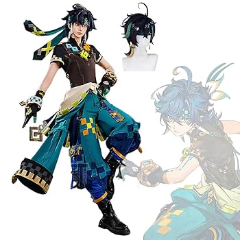 Amazon.co.jp: 原神 キィニチ コスプレ衣装 ウィッグ付き