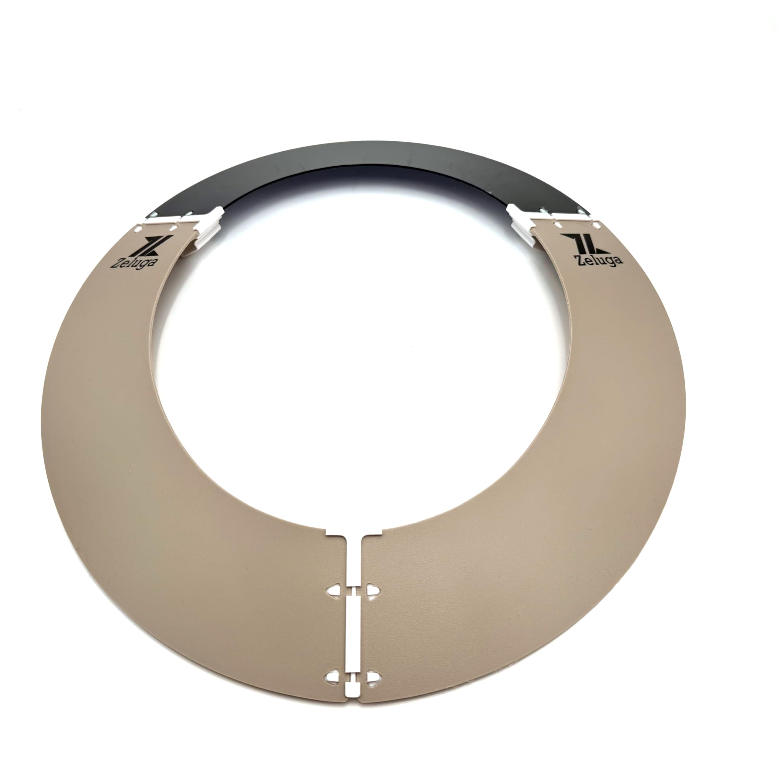 Zeluga 15-483 - Parasol profesional para casco duro, visera reutilizable y reemplazable con protección solar y calor, accesorio estándar de ala completa para casco