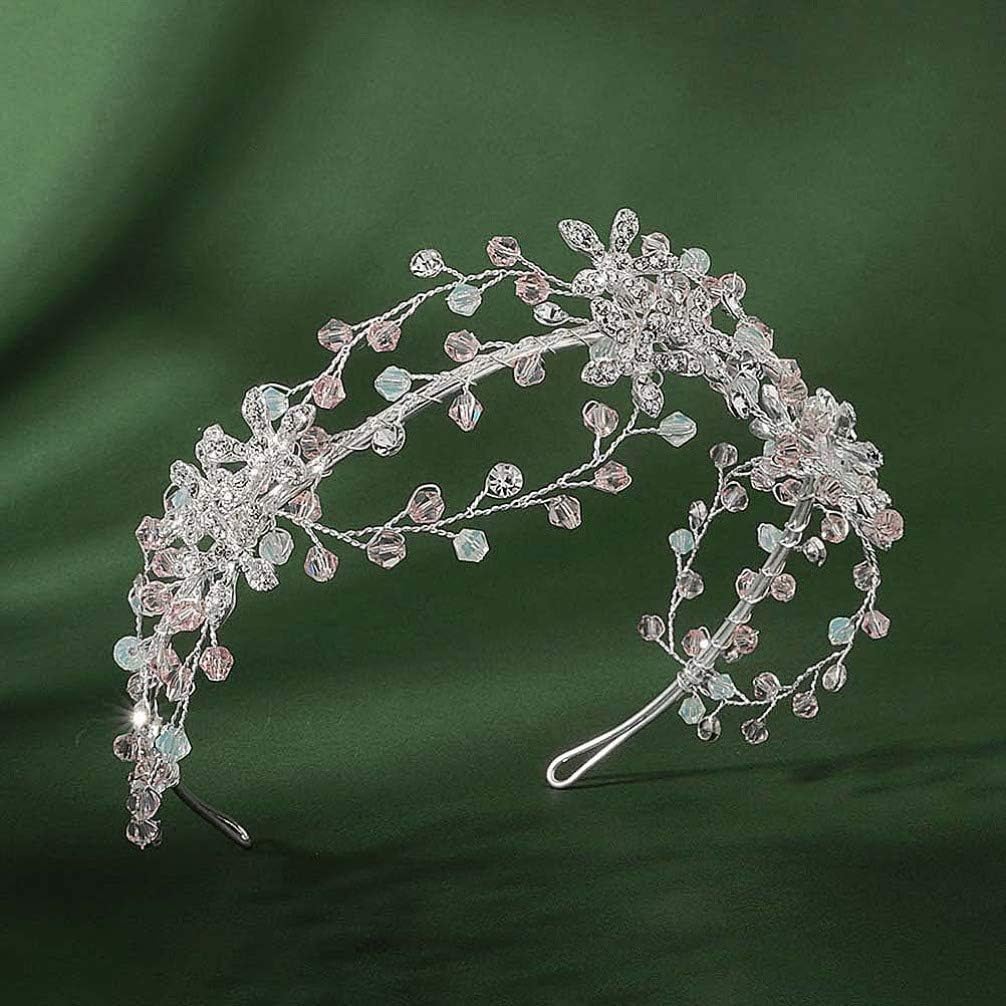 Queen Crown for Womens, Gold Tiara with Clear Rhinestone for Christmas Xmas Birthday Girls Prom Halloween Bridal Party