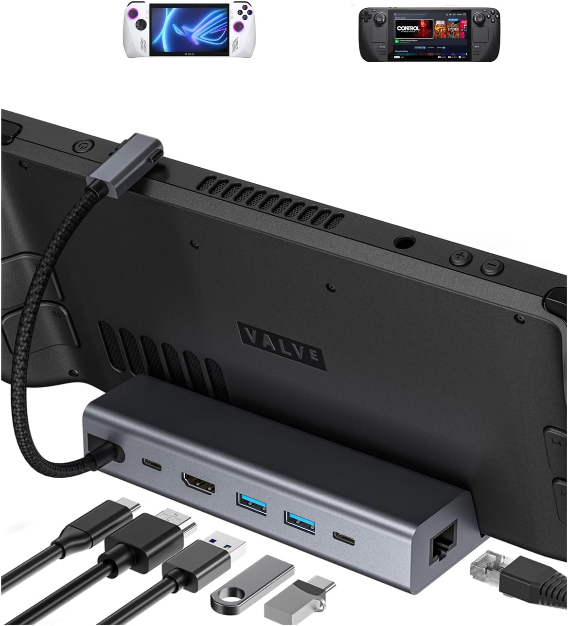 4-in-1 USB C Hub