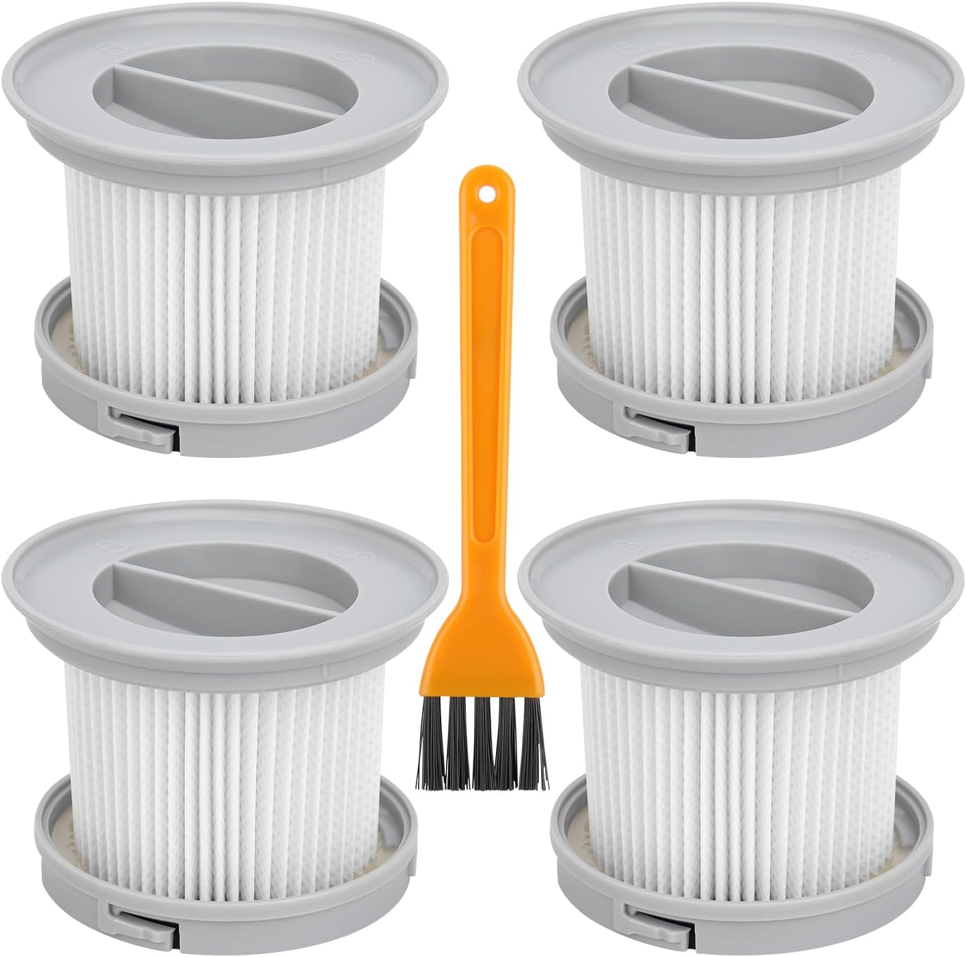 FSV011 Replacement Filters for FABULETTA 23Ft Corded Stick Vacuum Cleaner - 4Pack (NOTE: IT IS NOT FSV001 Filter)