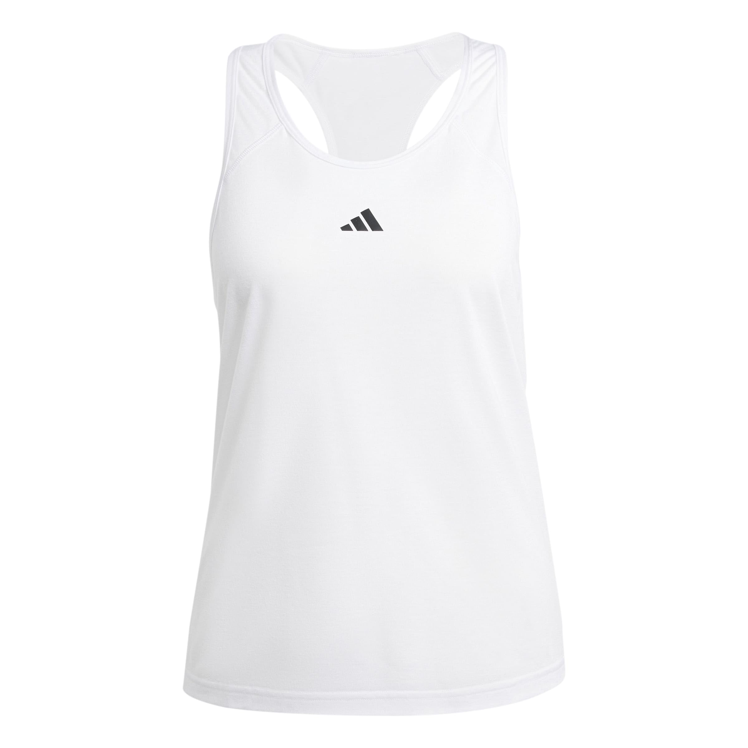 adidas Womens Train Essentials Minimal Branding Racerback Tank Training Casual - Blue