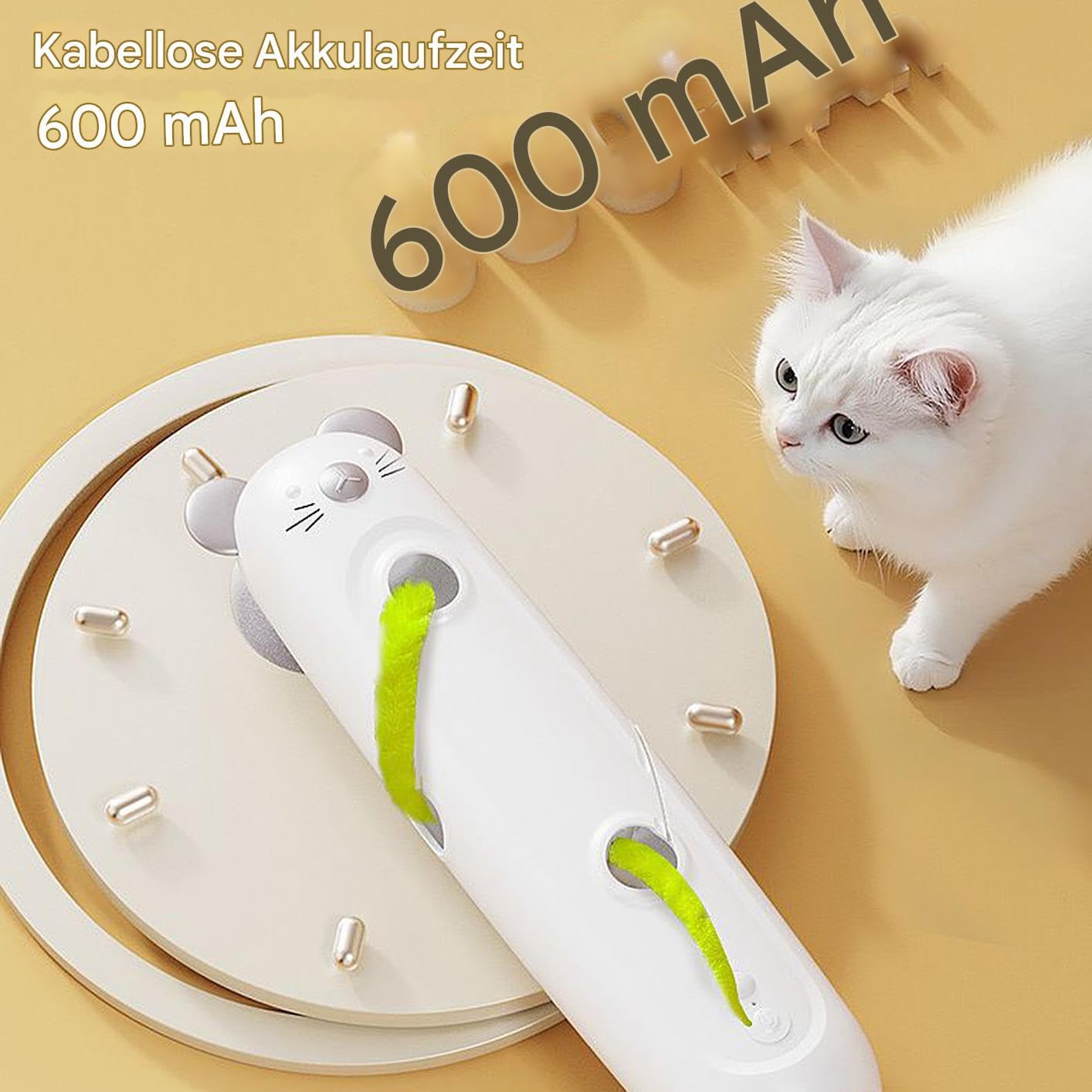 Generisch Katzenangel Interaktiv,Intelligenter Sensor Saugnapf Katzen
