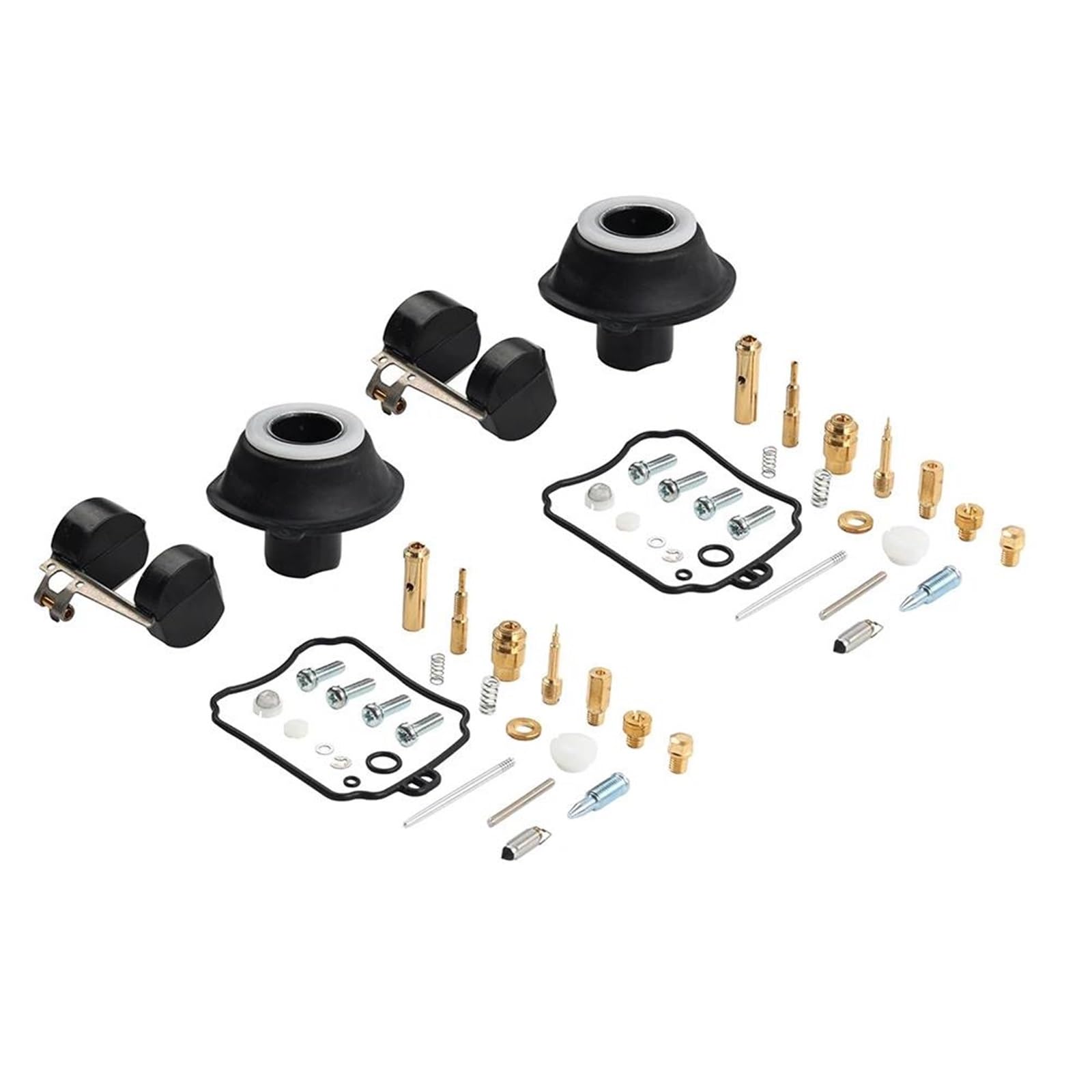 Ajuste De Carburador Kit De Reparación Carburador Motocicleta para V Star 650 XVS650 (1998-2016): Émbolo, Flotador, Juntas Y Anillos Tóricos Kit Reemplazo