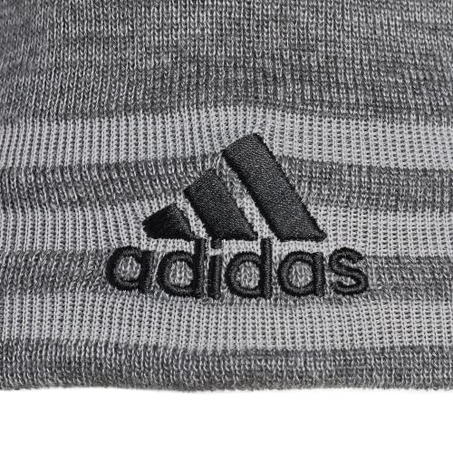 Adidas Men's Eclipse Reversible Beanie, Grey Six-Grey Twist/Onix Grey/Black, One Size #TOP2