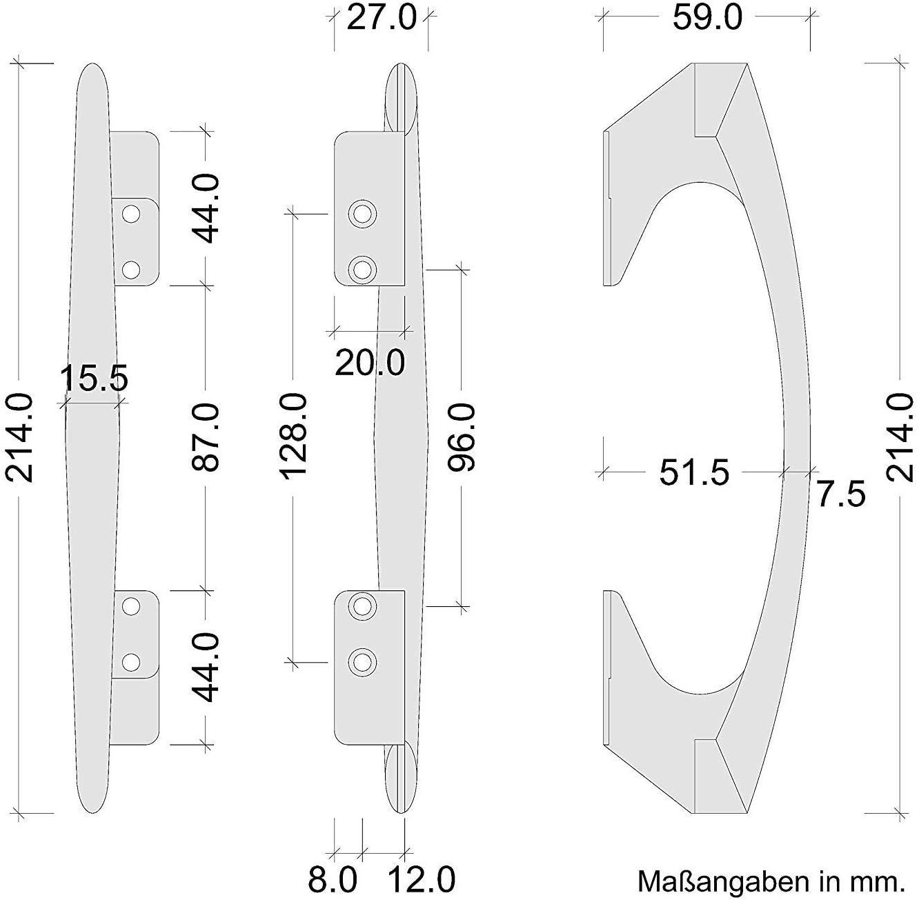 Gedotec Bar Handles for Folding Sliding Sliding Doors SOMANA