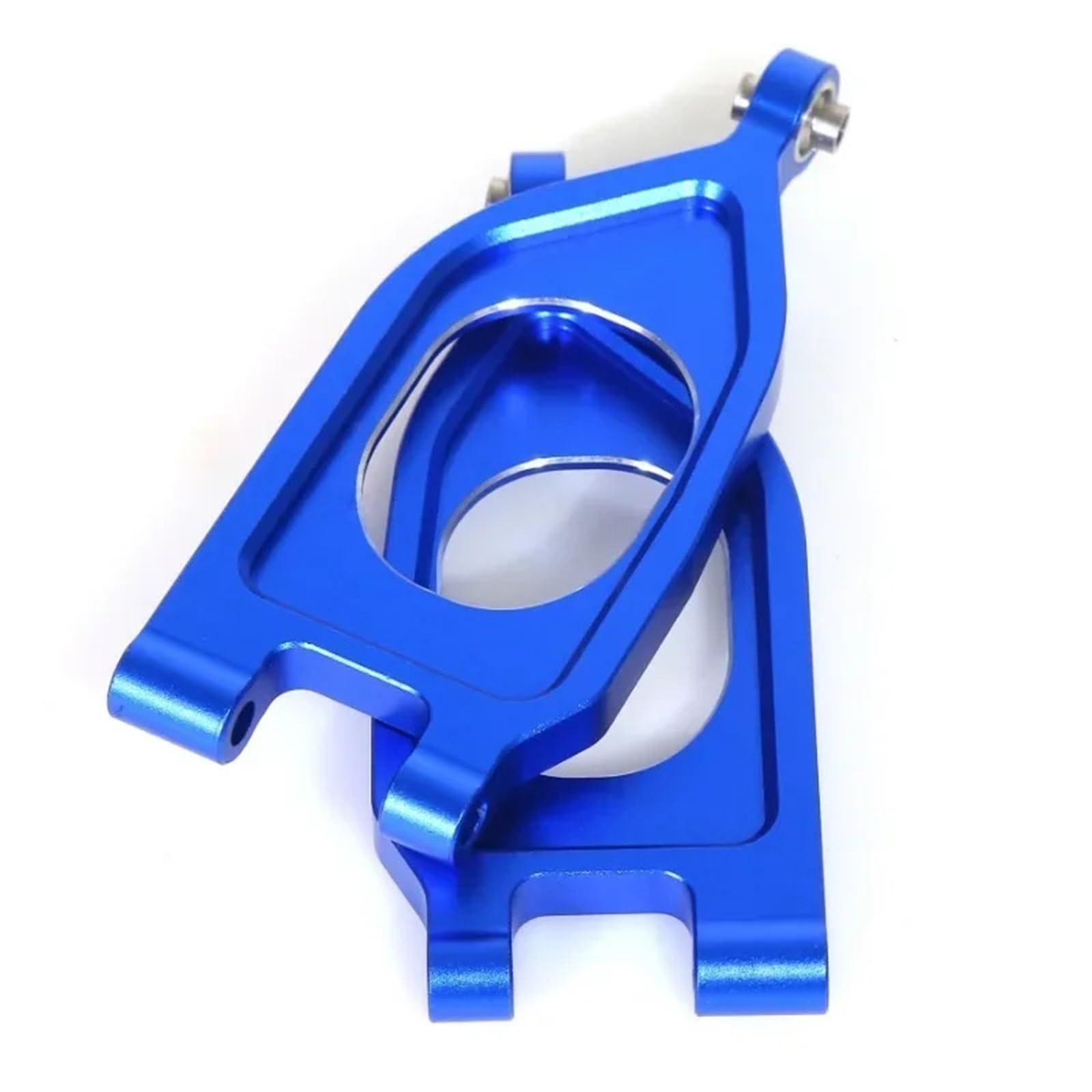 Aluminum Alloy Front Swing Arm Replacement ARA330752 for ARR-MA1:10 2WD Monster Truck RC Car Upgrade Parts(Blue)