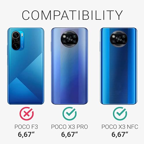 Miniatura 2 de Jeylly Funda para Xiaomi Poco X3 NFC, Redmi Poco X3 Pro con soporte de anillo giratorio de 360 grados para soporte magnético de montaje en