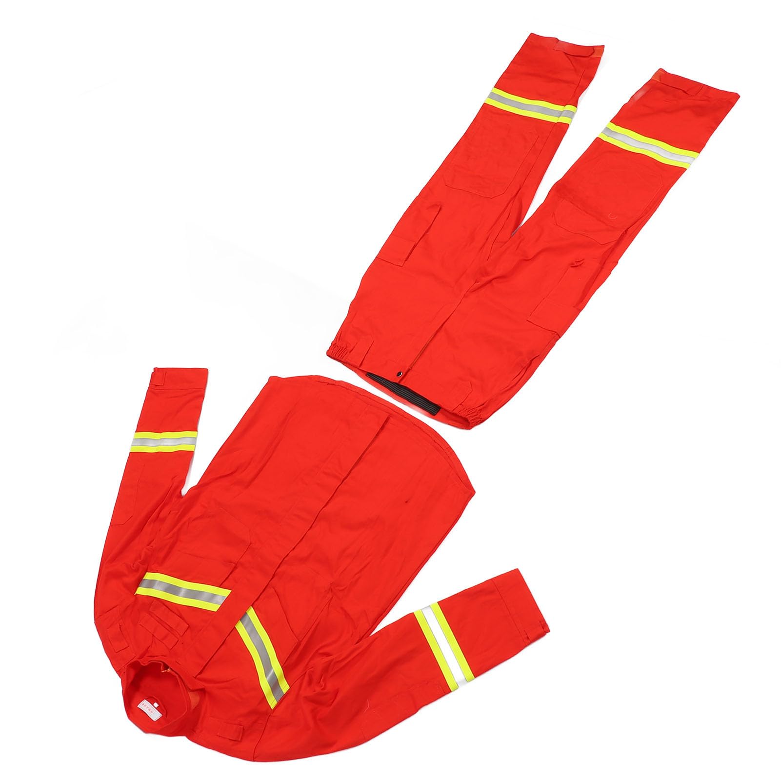 Tuta Vigile del Fuoco Indumenti Protettivi Ignifughi con Calore Elevato, Resistenza Agli Acidi, Caratteristiche Statiche per i Soccorsi di Emergenza (XL (180 cm))