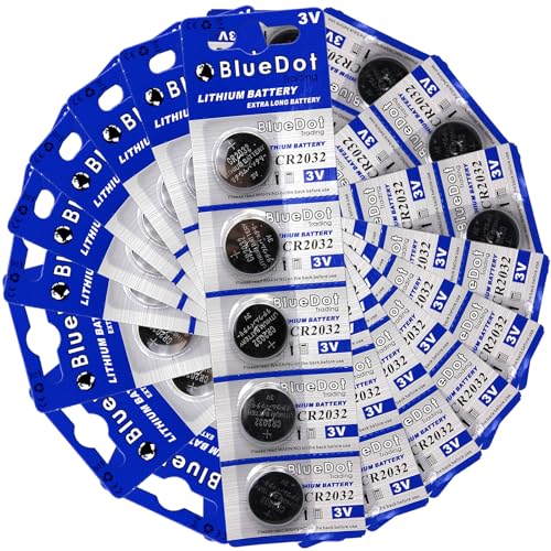 Baterías CR2032 BlueDot Trading, pack de 5, litio 3V miniatura 5