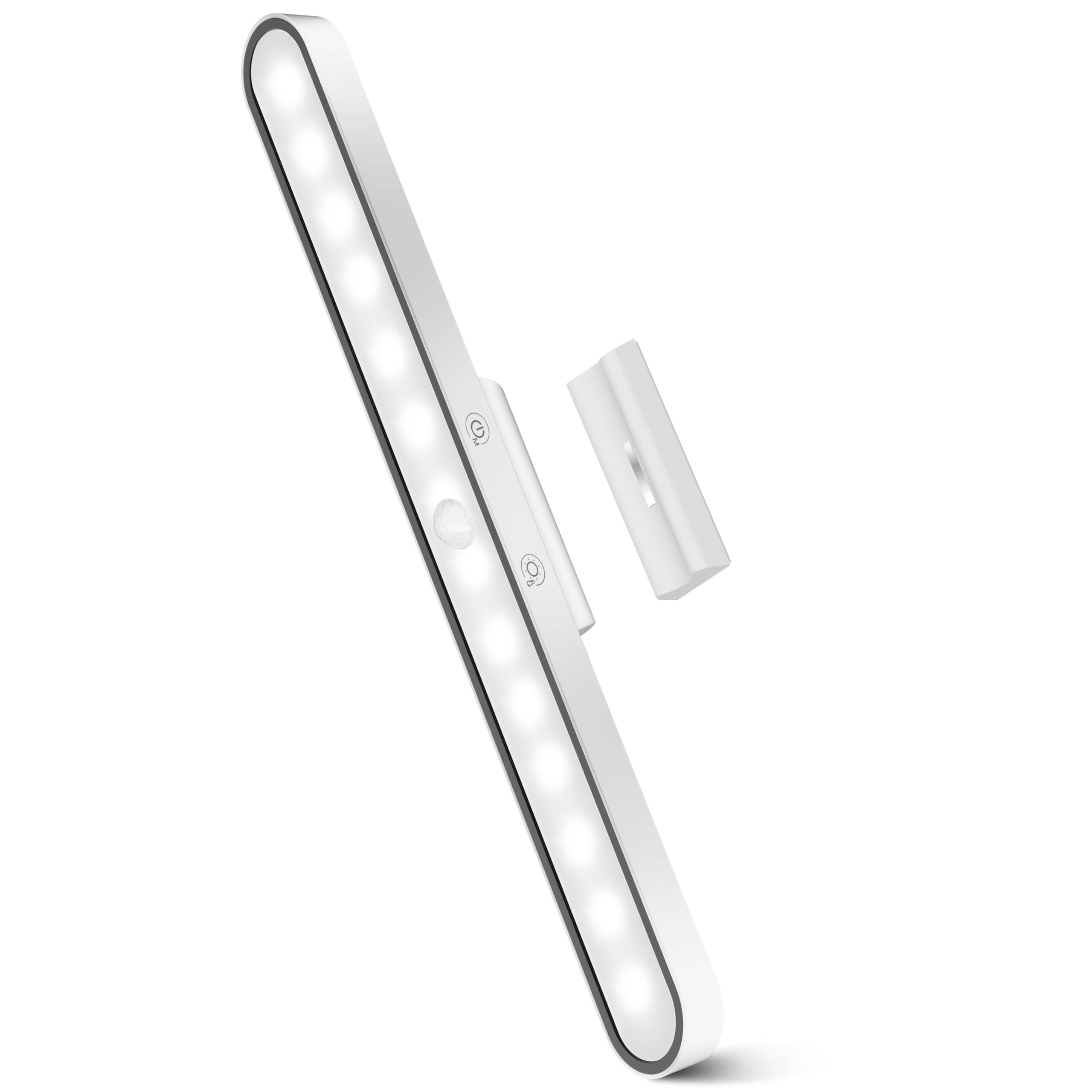 Under Cabinet Kitchen Lights, 6000K Dimmable Wireless Motion Sensor Wall Lights, USB-C 2500mAh Rechargeable Battery Operated LED Lights Indoor for Kitchen, Cupboard, Wardrobe, Mirror and Makeup