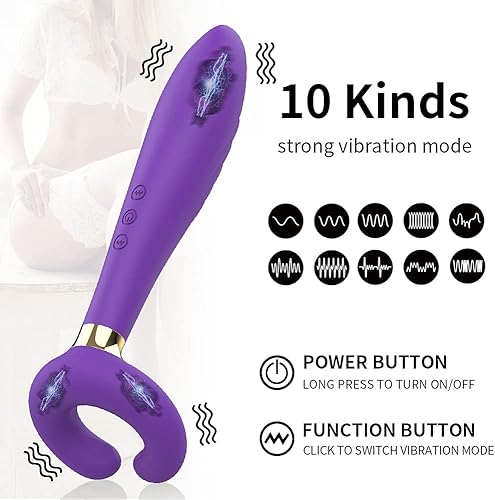 Miniatura 4 de Vibrador de clítoris para parejas, 3 motores, consolador multivibrador, juguete sexual de pareja, masajeador de pene, cosa sexual para mujeres y