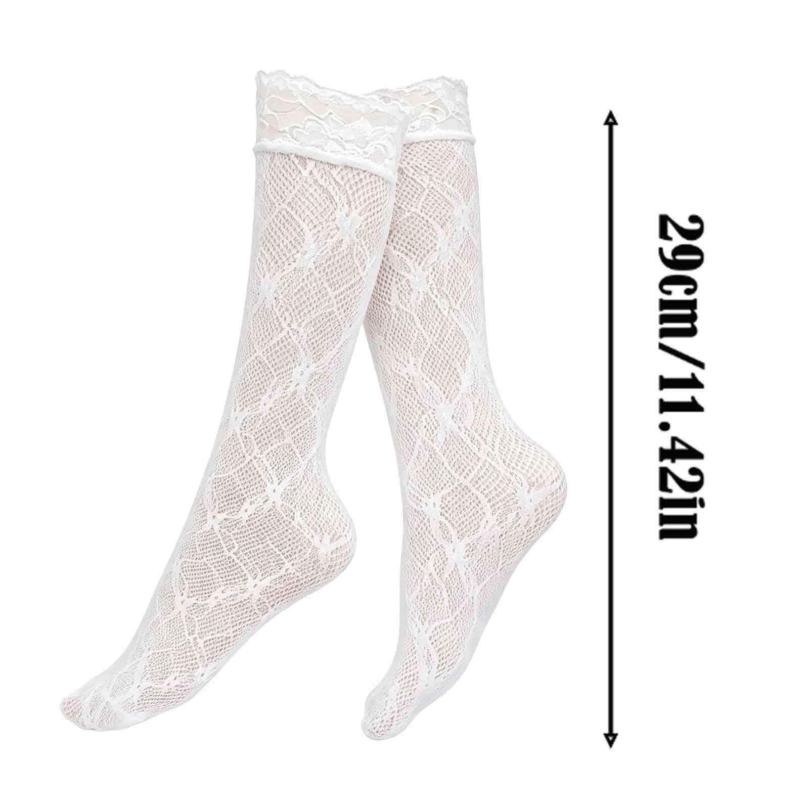 Spitze Kniestrümpfe Damen Dirndl Bier Socken Oktoberfest Trachte Netzsocken | 2026 Biersocken für Kniebundhosen Trachtenhosen Trachten Lederhose Faltenrock Dirndl Rock Trachtenröcke Unterröcke