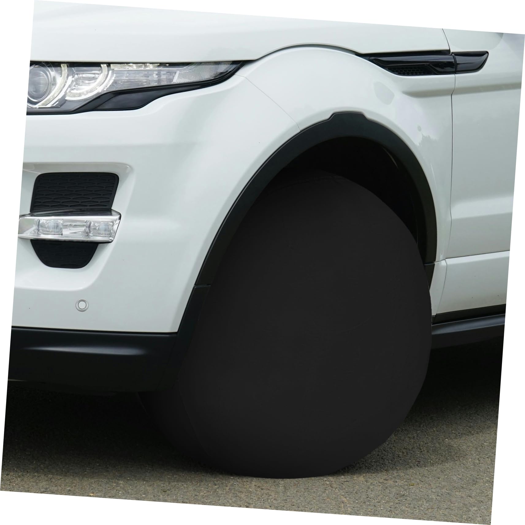 Cabilock 4pezzi Copriruota per Pneumatici di Rimorchi Camper e Auto Copertura in Oxford per Protezione da Macchie Sporco e Sole per Esterni e Stoccaggio