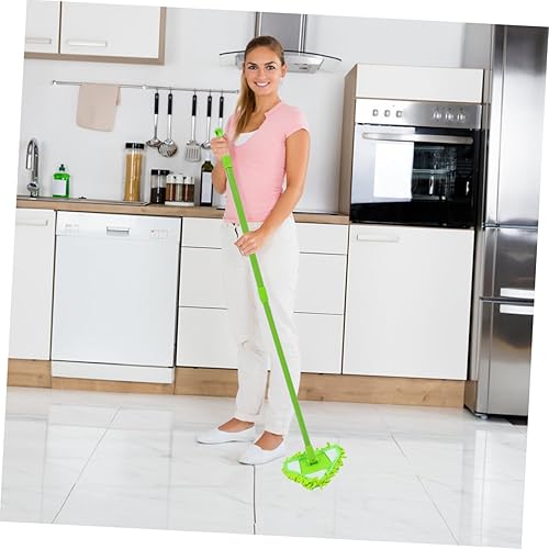 Miniatura 6 de Healifty Trapeador telescópico triangular para limpieza eficiente del hogar y del automóvil, para suelos duros y vidrio, fácil de usar y almacenar