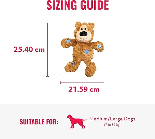 Vista 27 de KONG Wild Knots Juguete para perro con diseño de oso, varios