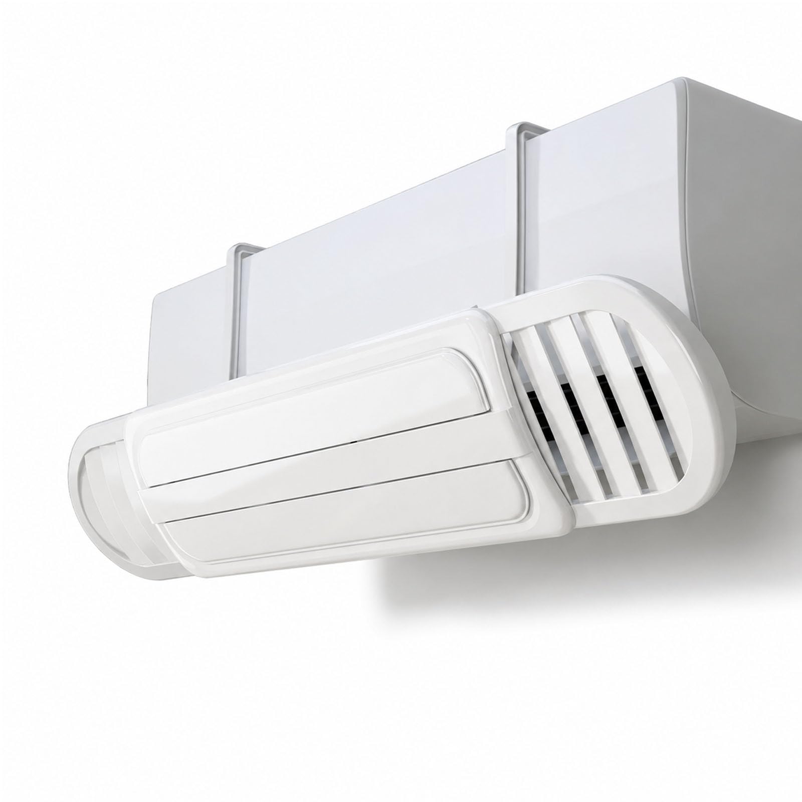 Retractable Air Conditioner Air Deflector, Adjustable AC Vent Deflector for Wall Units, Hook-On AC Air Baffle for Bedroom and Living Room
