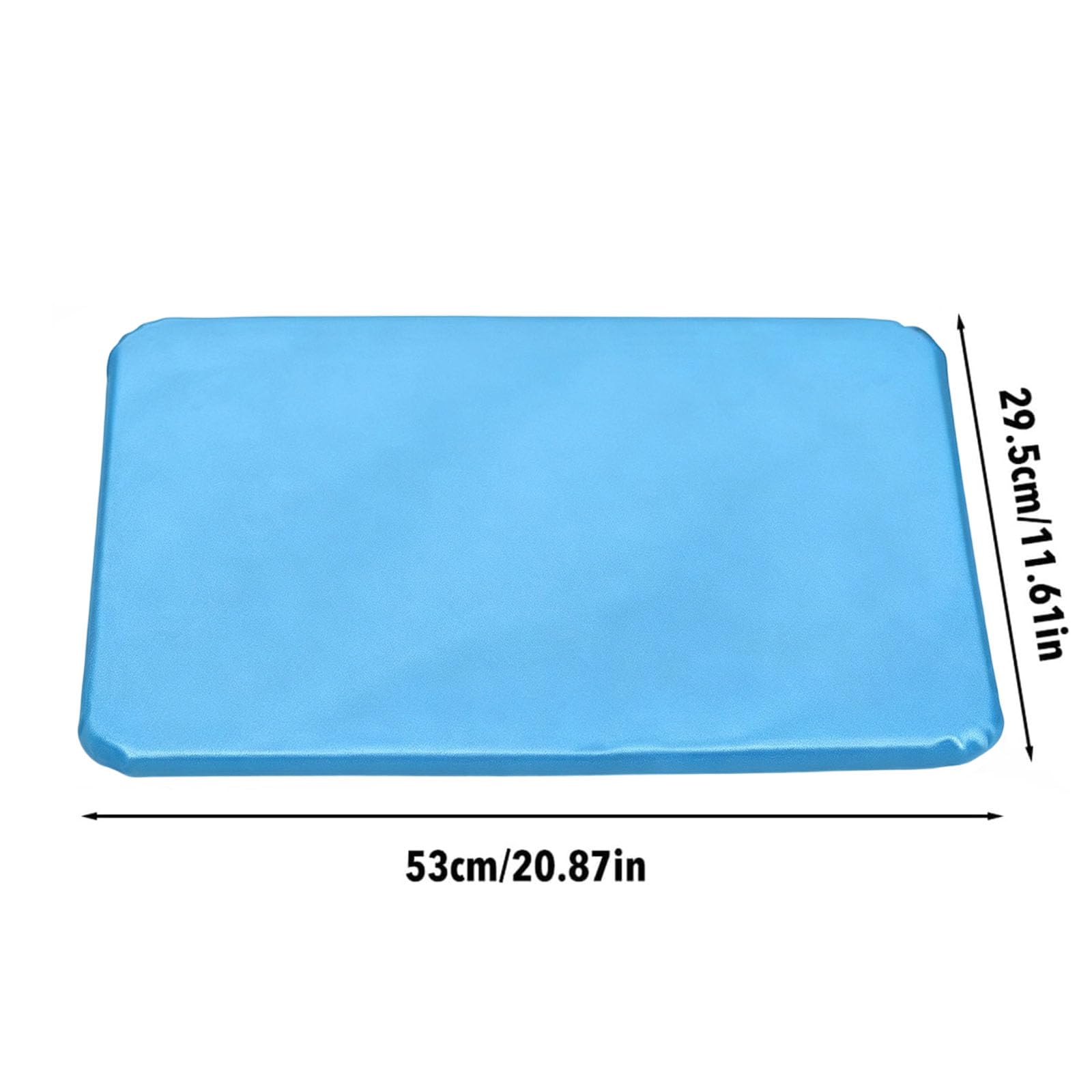 3er-Pack Kühlkissen-Auflage, Wiederverwendbare Kühlmatte für Kissen bei Nachtschweiß, Kühlendes Kissen-Pad für Sommerschlaf, Geleinlage für Heiße Sommernächte und Unterwegs，3pcs