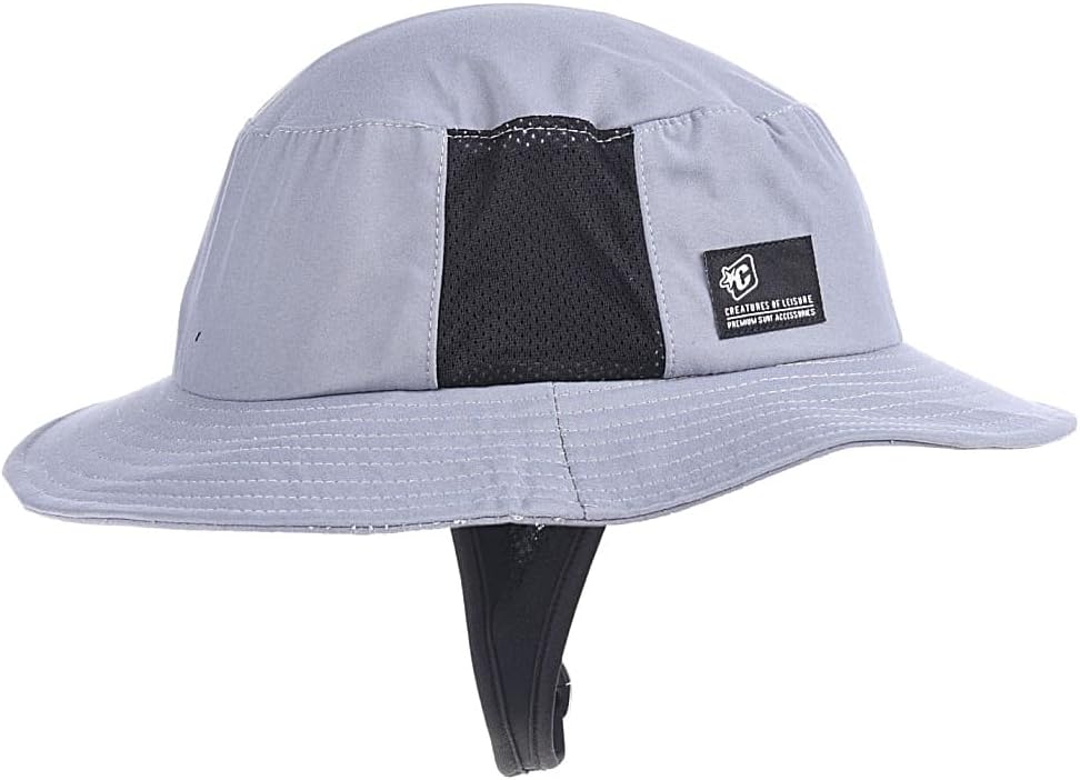 Creatures of Leisure Surf Bucket Hat for Men, SPF Quick-Dry Fabric, Adjustable Fit, Mesh Ventilation at Ears, Chin Strap