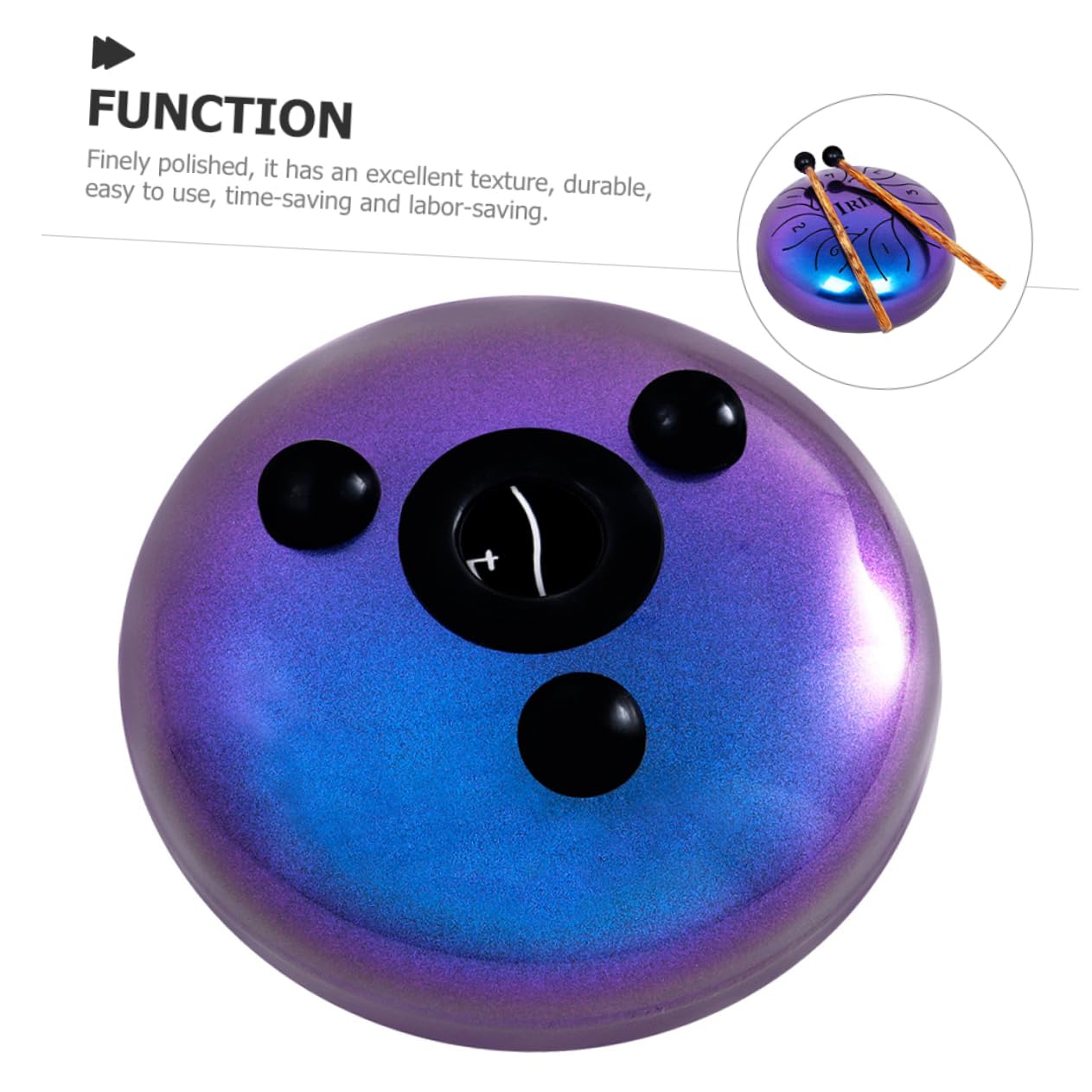 GOOHOCHY Mini Finger Drum Percussion Instrument for Boys and Girls Hand Tongue Drum for Music Education