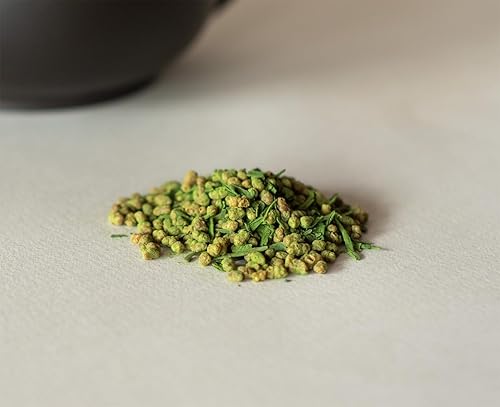 Miniatura 2 de Breakaway Matcha Té verde Genmaicha con arroz integral tostado y matcha - Kokoro verde - Bajo en cafeína - 3.53 oz (20 porciones) - Hecho en Japón