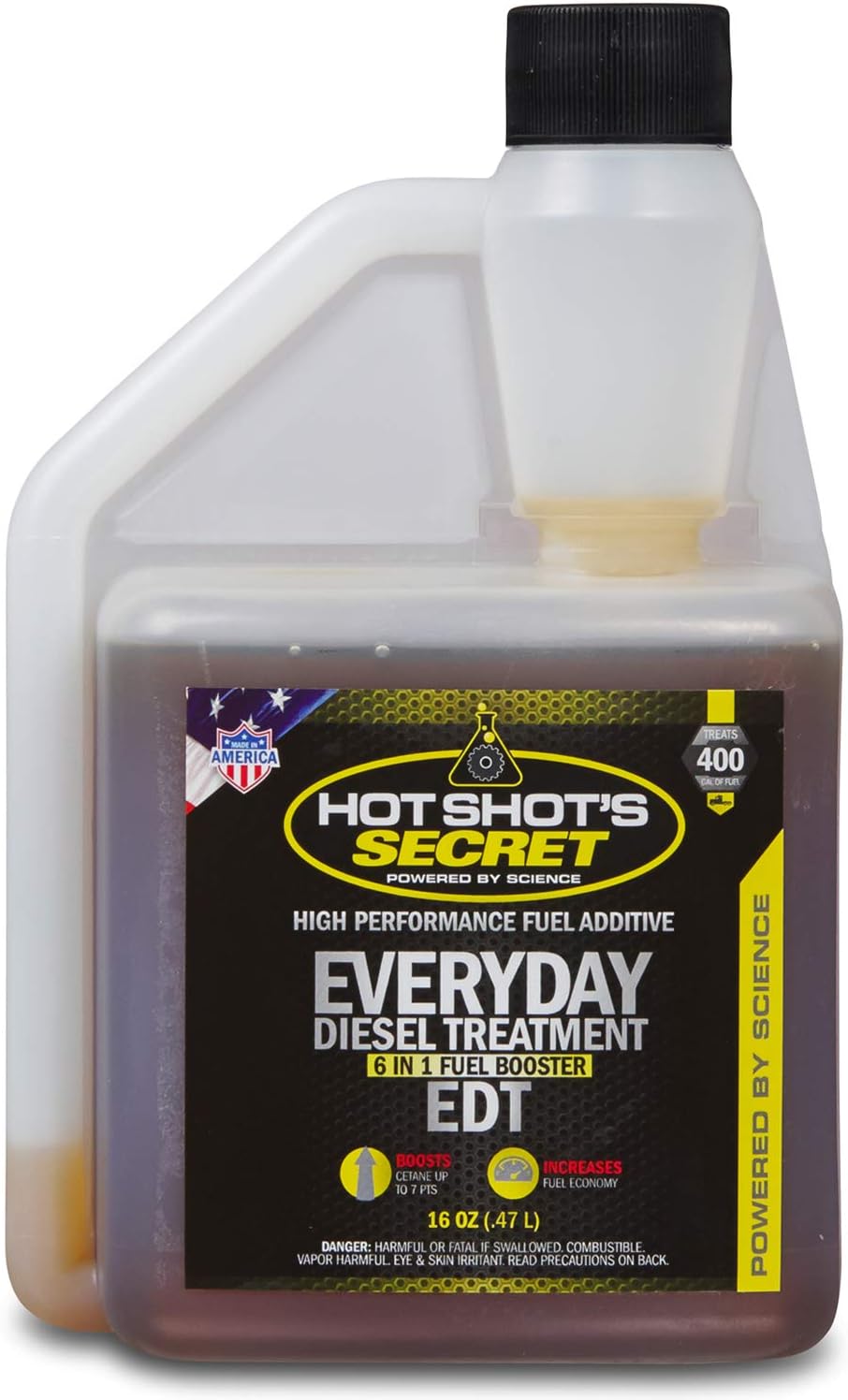 Hot Shot's Secret Everyday Diesel Treatment 16 Ounce Squeeze Bottle (HSSEDT16ZS) : Automotive